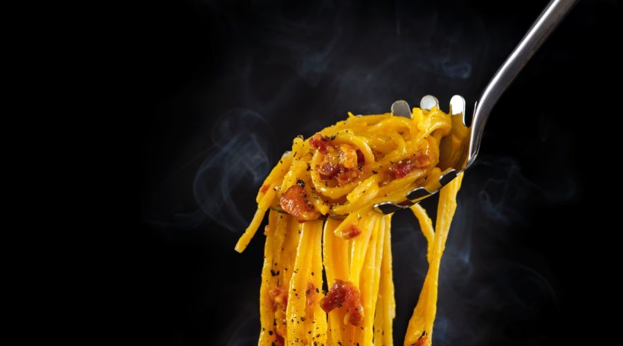 La Carbonara, uno dei simboli della cucina romana.